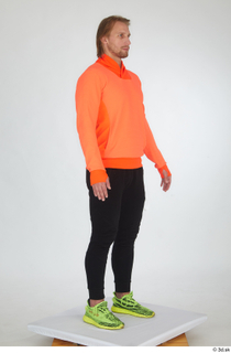 Erling black tracksuit dressed orange long sleeve t shirt sports…